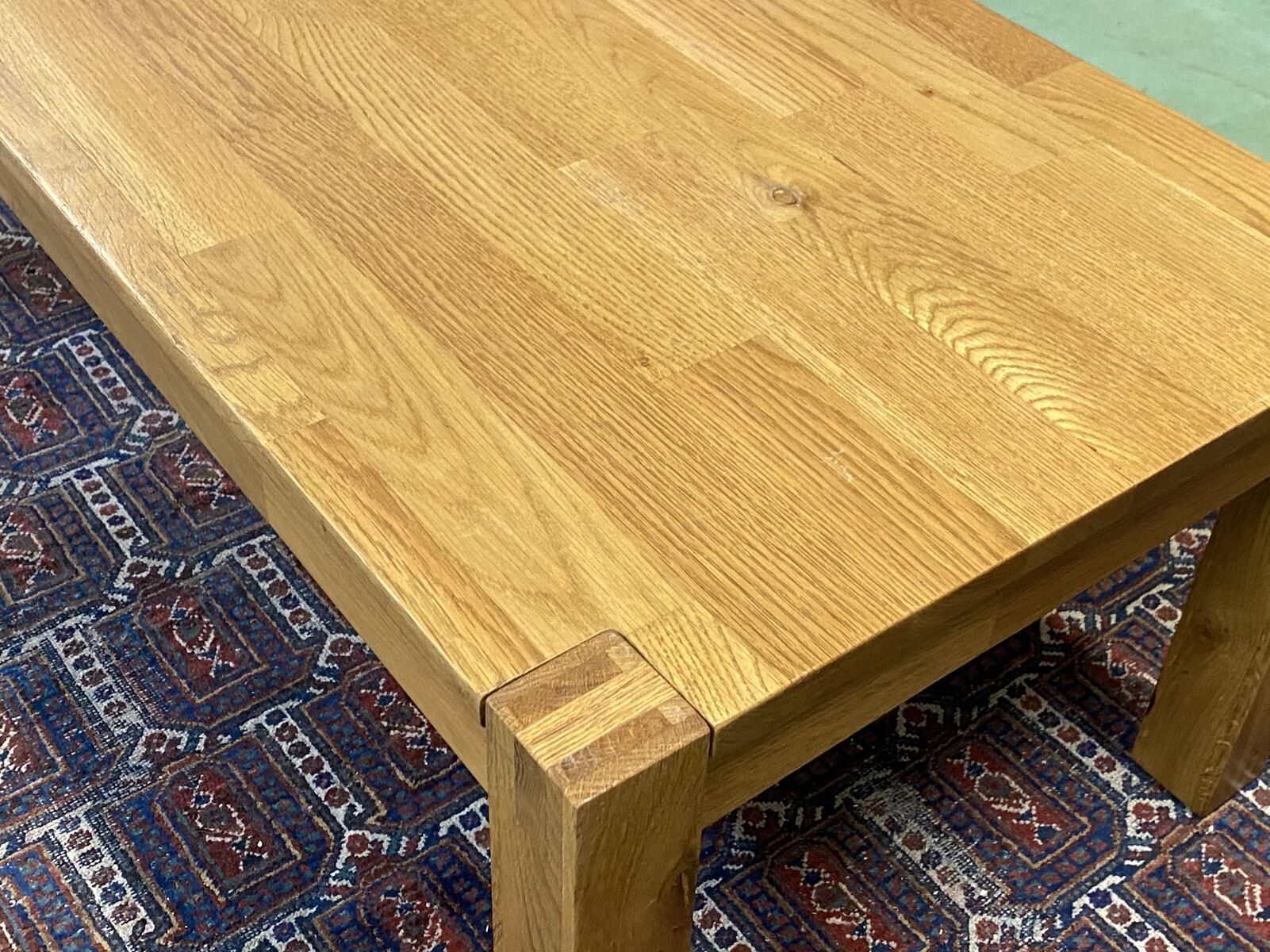 Modern oak coffee table
