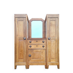 Armoire coiffeuse ancienne, - buffet vaisselier