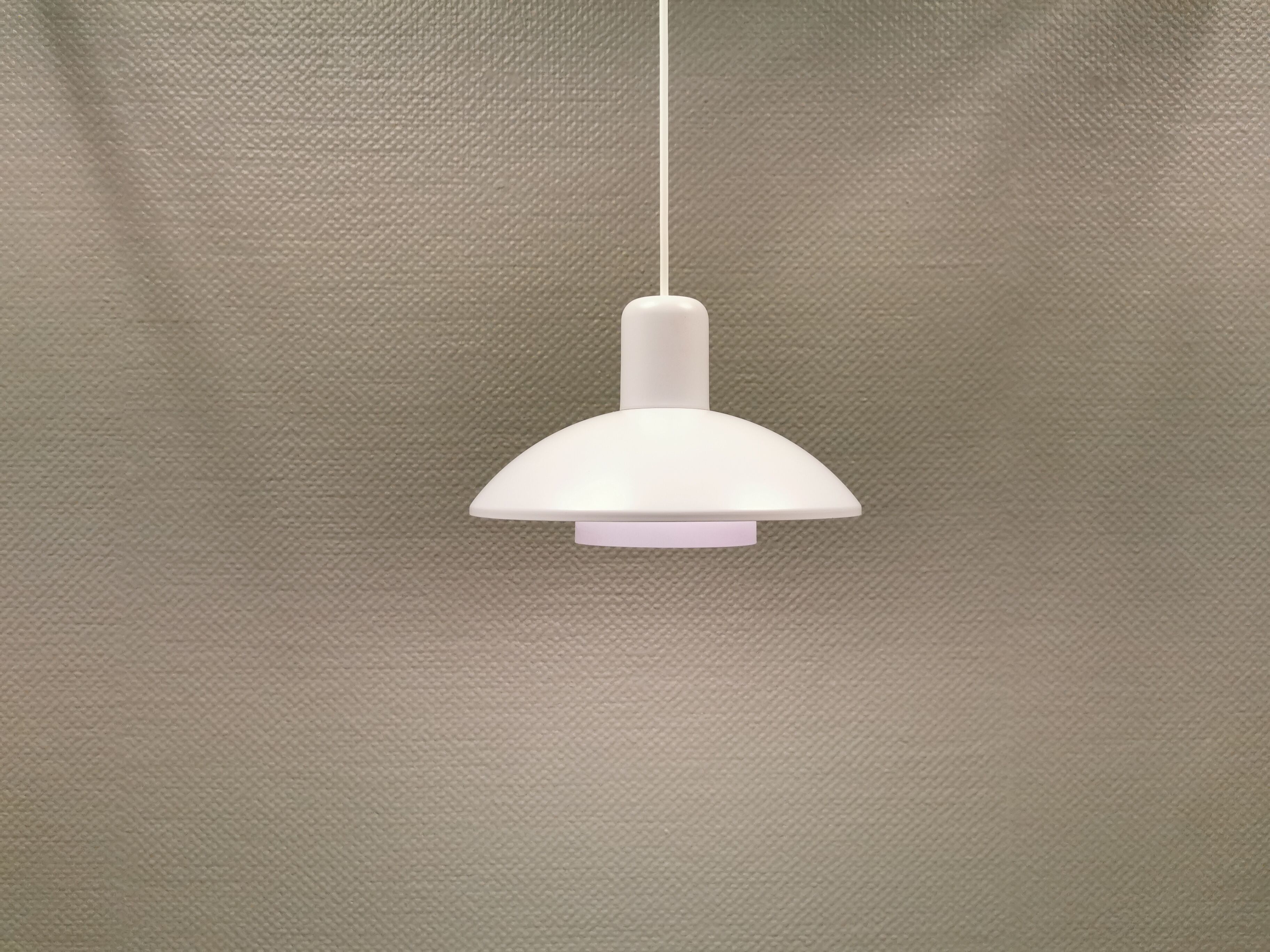 Small Danish hanging lamp, produced by ES Horn Lighting in the 1980s.
