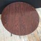 Table basse ronde en formica des années 70