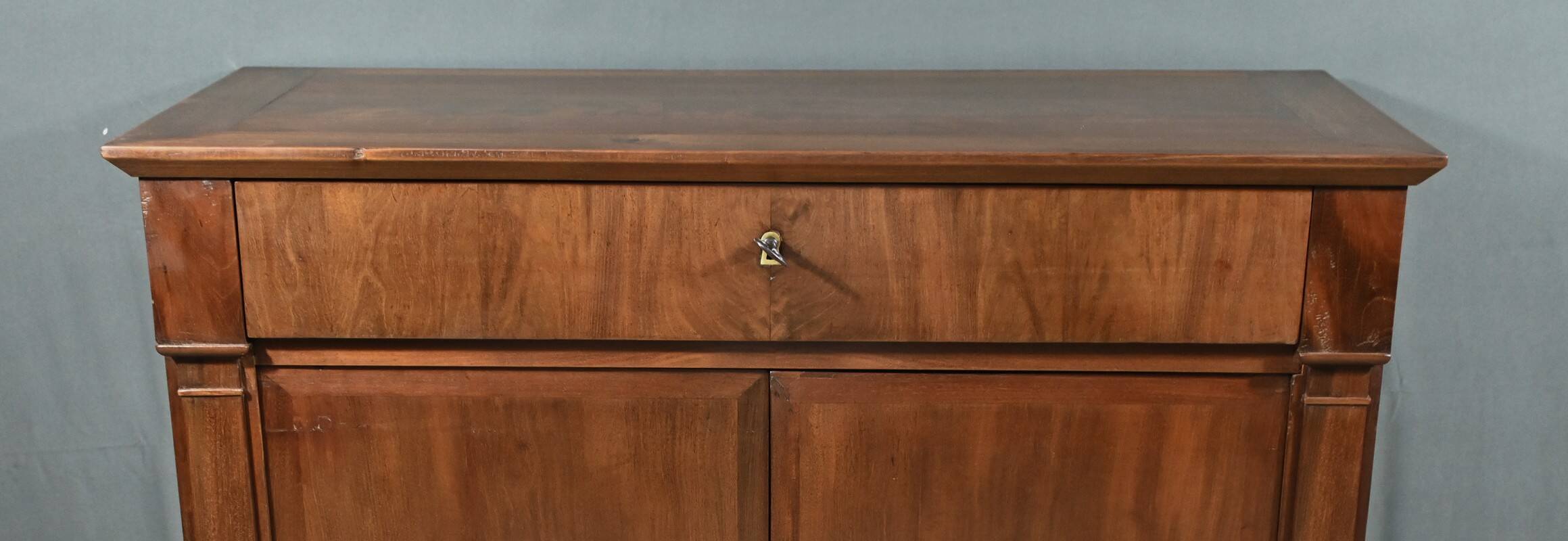 Mahogany Veneer Sideboard, Directoire Period – Early 19th Century