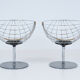 Pair of Atomic armchairs by Rudi Verelst 1970