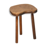 Former farm stool in solid wood