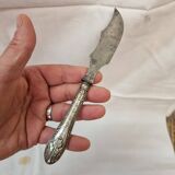 Couteau à beurre, argent,  fin xixeme