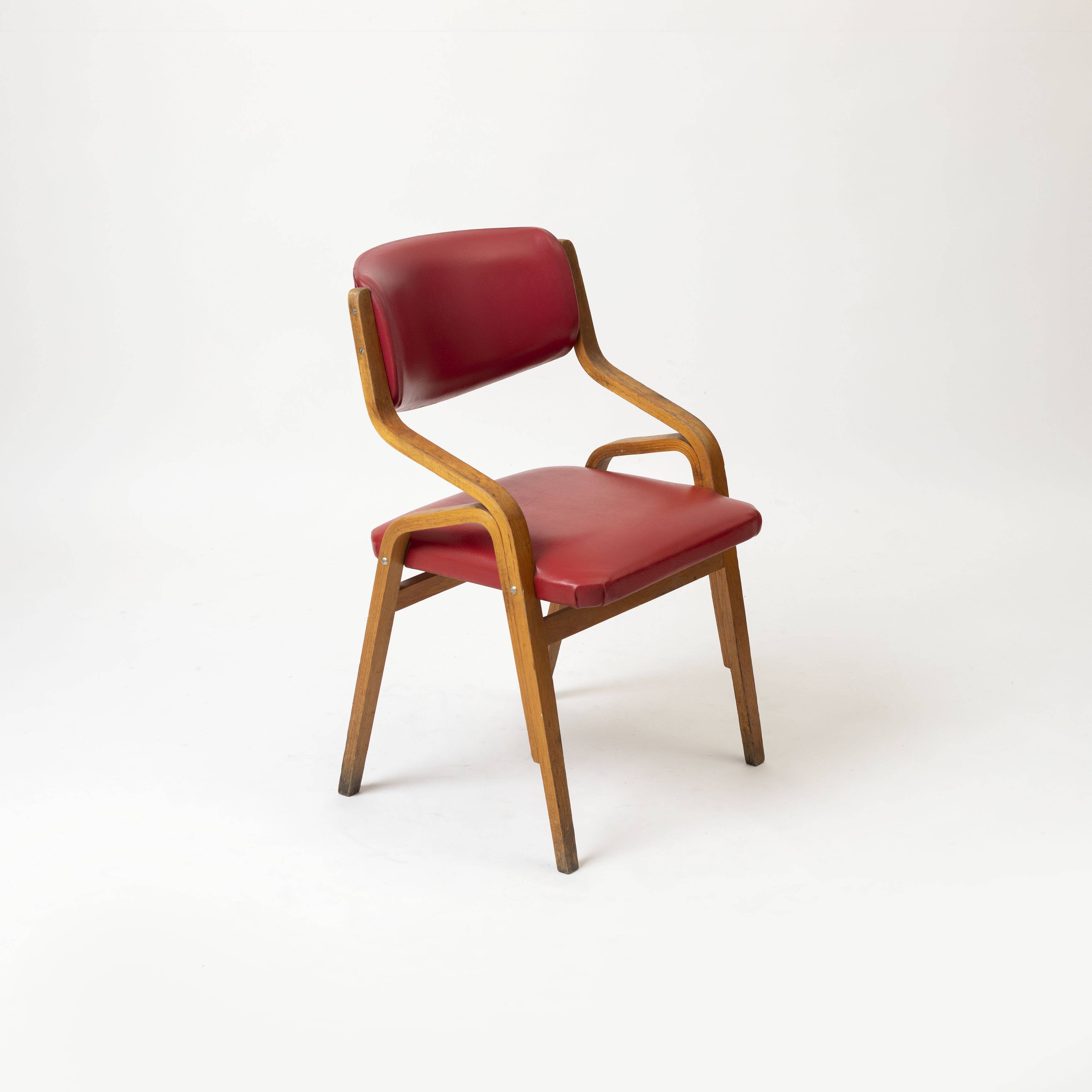 Dining chair by ludbik volak, czechoslovakia, 1970s