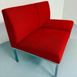 Vintage 2-seater sofa from the 70s, Artifort design, red