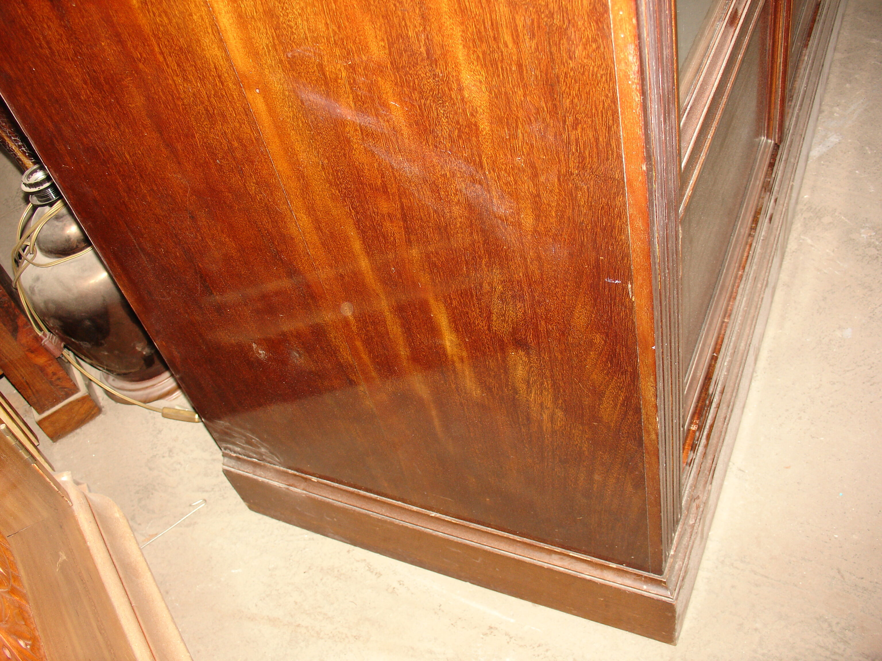 Late 19th century Cuban mahogany bookcase