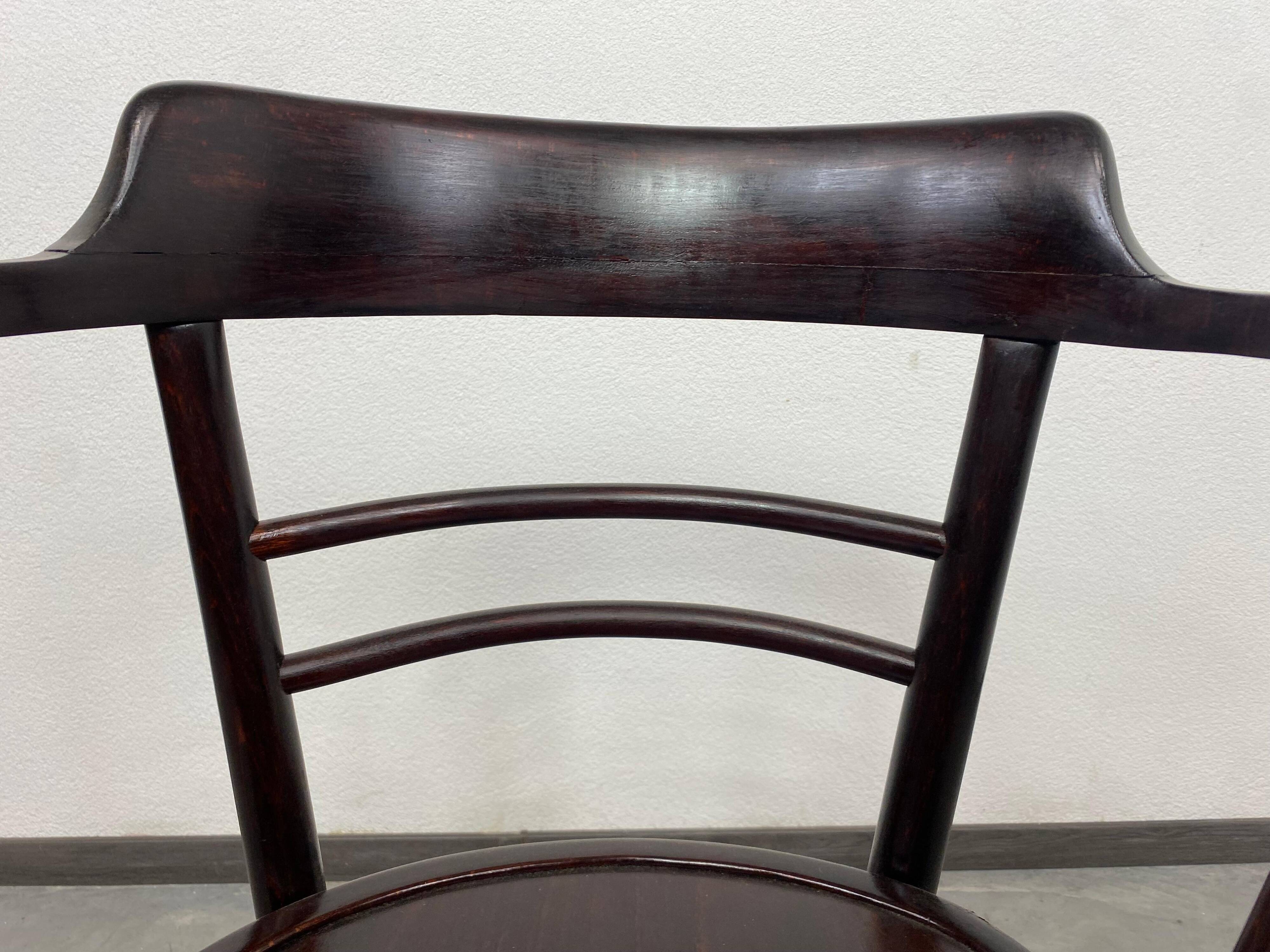 Secession Armchairs No. 6093 by Otto Wagner for Thonet