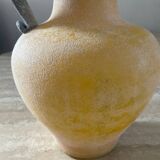Scavo Murano vase jug in yellow glass paste
