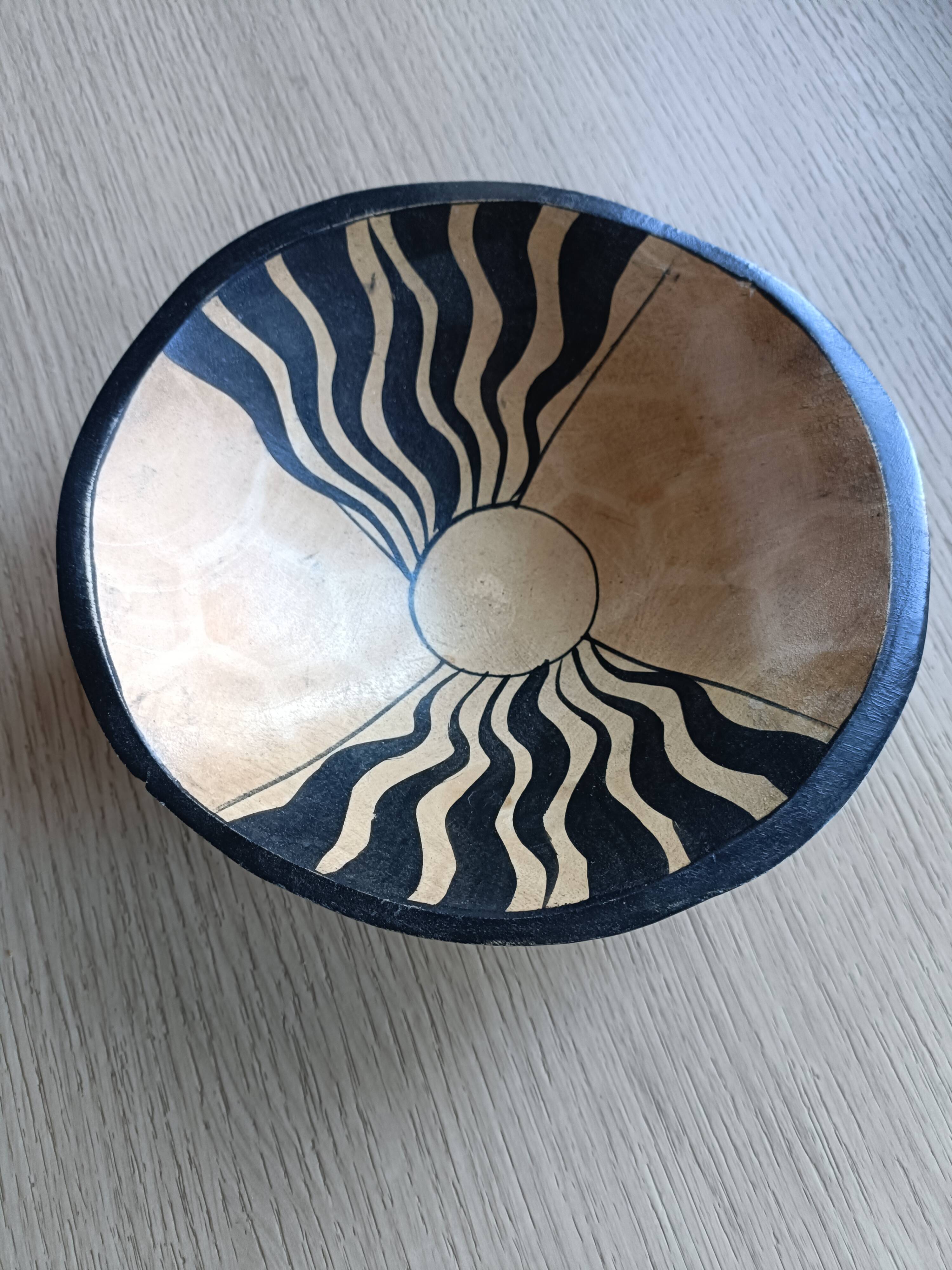 Two ethnic wooden cups