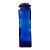 Vintage cobalt blue glass jar