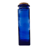 Vintage cobalt blue glass jar