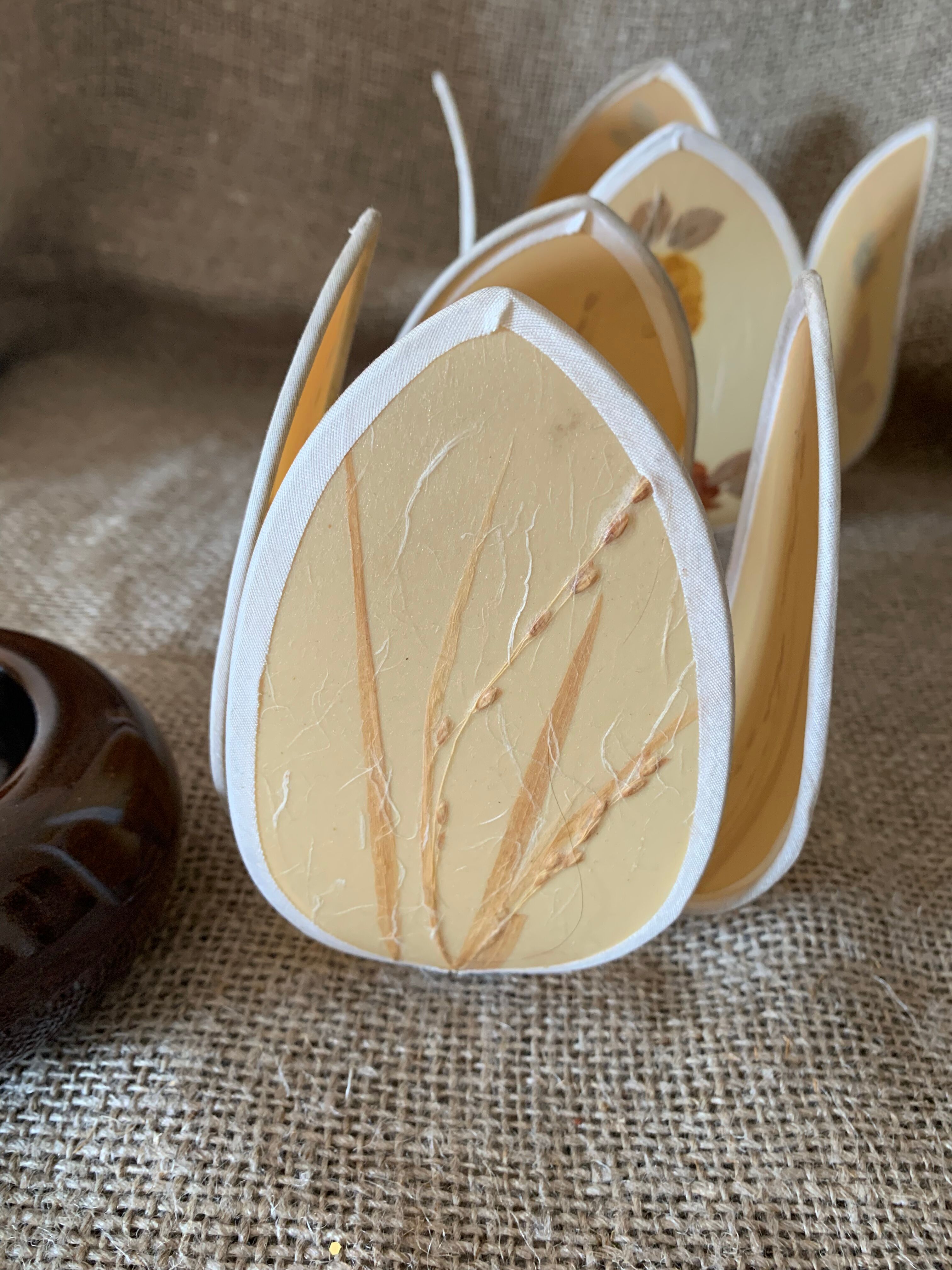 Vintage stoneware lamp