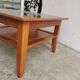 Coffee table in cherry sign ernest menard
