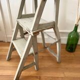 Transformable stepladder chair