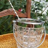 Ice bucket tray with pliers or spoon