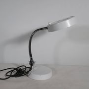 Lampe de bureau vintage du milieu du siècle avec loupe, années 1970