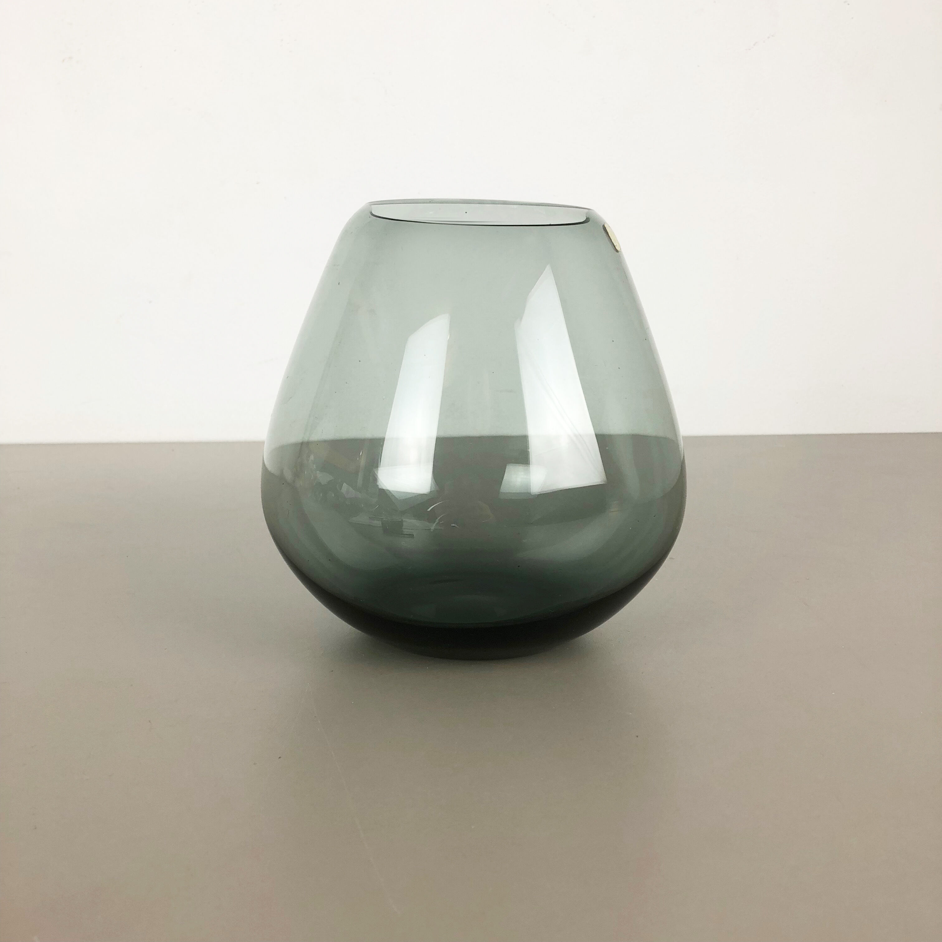 Vintage 1960s Turmalin Vase by Wilhelm Wagenfeld for WMF, Germany Bauhaus