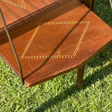 Art Deco walnut tea table