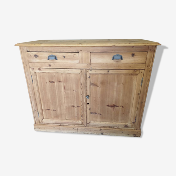 Buffet parisien en bois brut