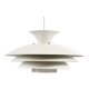 Large multi layer pendant light "Agat" by TOP Lamper. Denmark 1970s