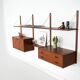 Teak shelving unit, Danish design, 1960s, manufactured in Denmark