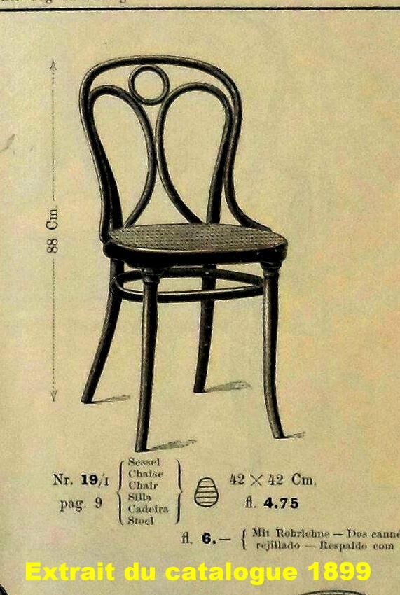 Chair Thonet Bistrot de Vienne N°19, around 1880