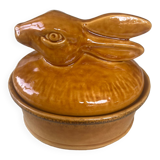 Vintage ceramic terrine hare model