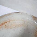 Series of 9 vintage stoneware plates by Les Poteries du Marais, France