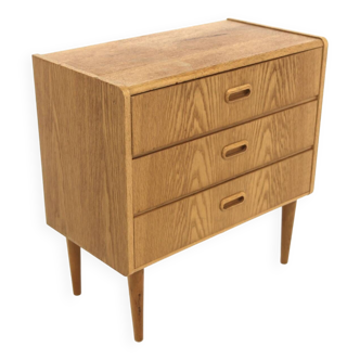 Scandinavian oak chest of drawers, Sweden, 1960