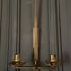 Modernist bronze wall lamp 1960 two lights