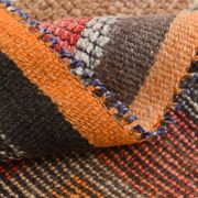3x12 Super Soft Multicolor Vintage Runner Rug, 91x355Cm