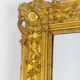 Regency style Trumeau in wood and gilded stucco, nineteenth century