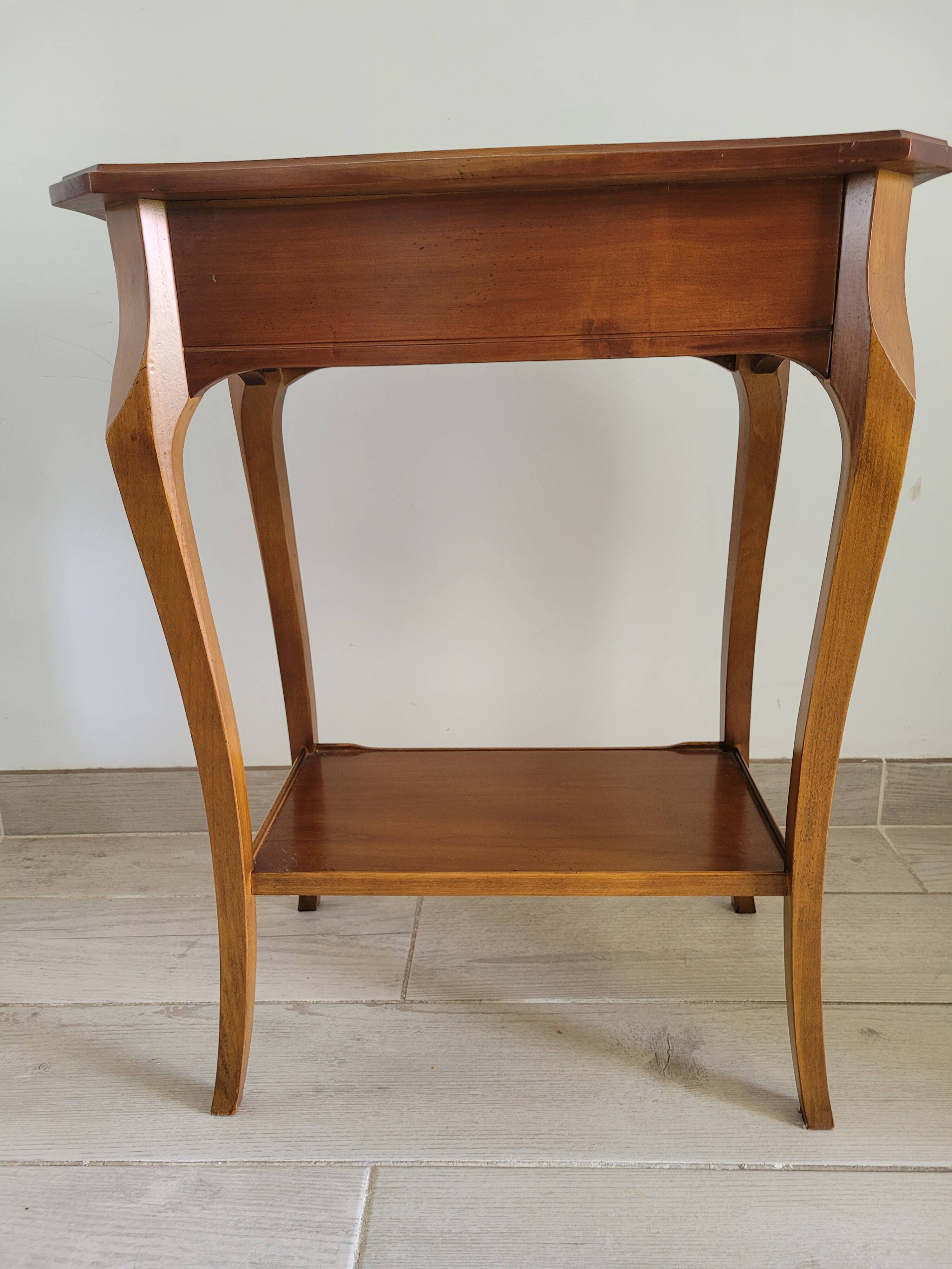 Cherry wood console