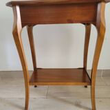 Cherry wood console