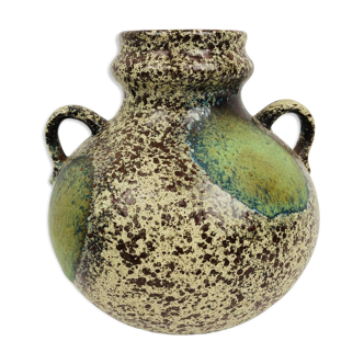 Vintage vase in west germany earthenware