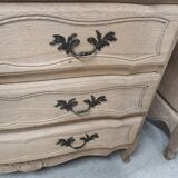 Commode en chêne décapée