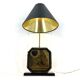 Georges Mathias brass etched table lamp, 1970s
