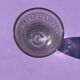 Antique engraved absinthe glass