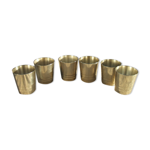 Serie de 6 verres a vodka