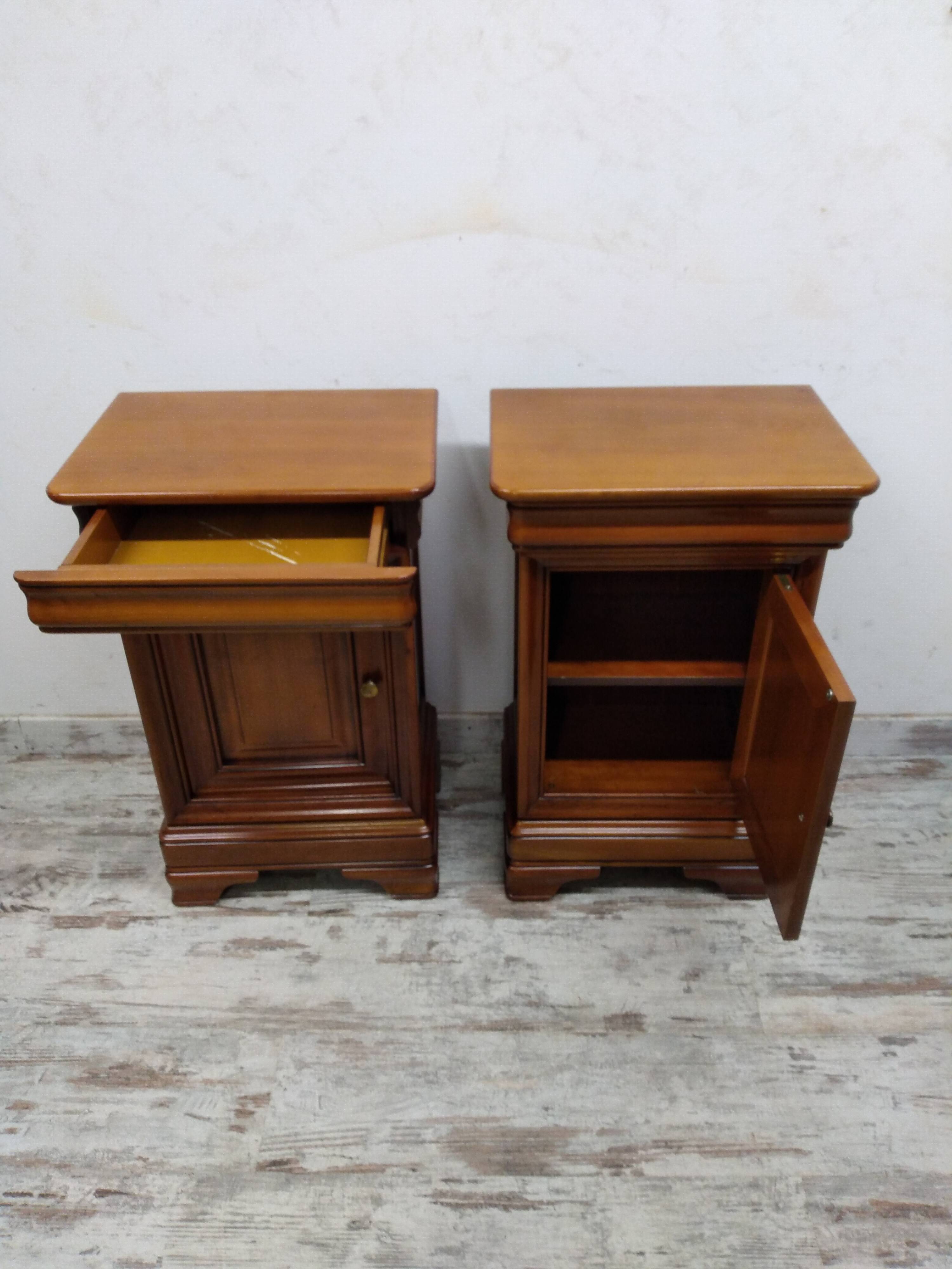 Cherry bedside tables