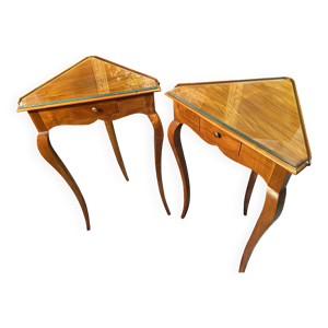 Paire tables d'appoint