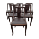 6 chaises de salle à manger d’époque art déco