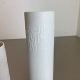 Set of 2 Abstract porcelain Vases by Cuno Fischer for Rosenthal, Germany, 1980s