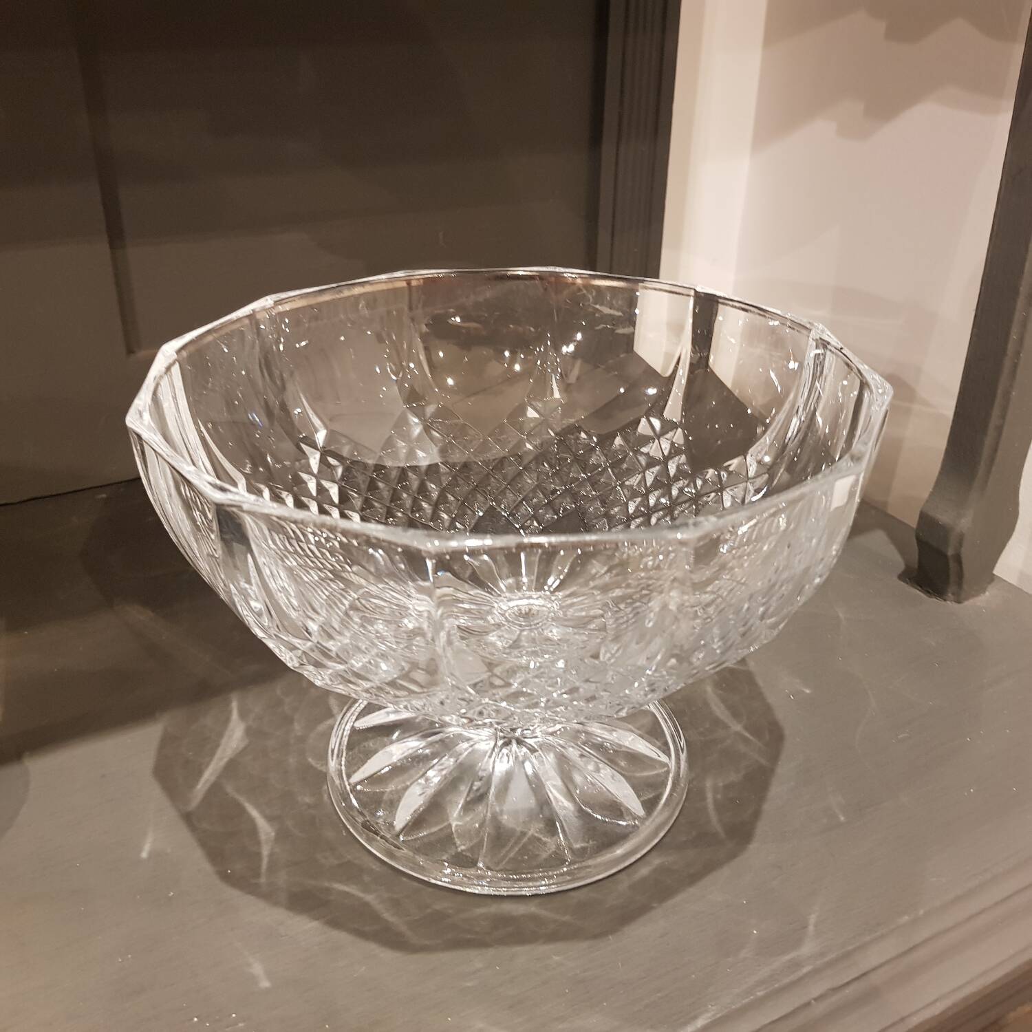 Large crystal bowl