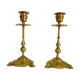 Art Nouveau candle holder pair early XX