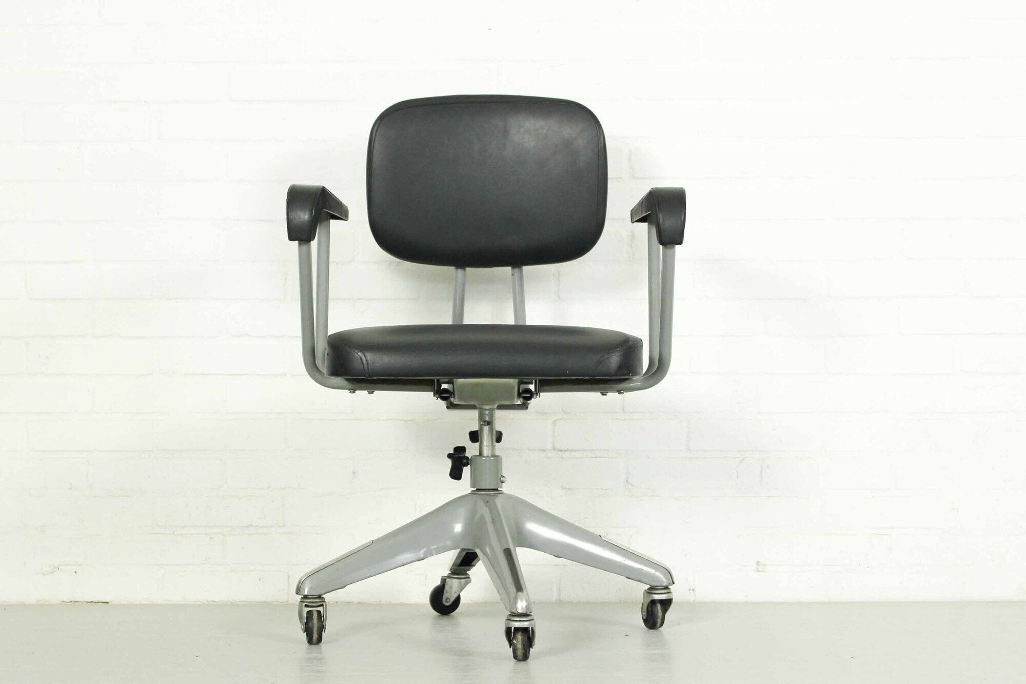 Japanese Industrial Office Desk Chair by Takashi Okamura, 1970s