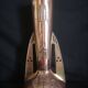 Pair of Jugendstil vases in copper and brass, German mark GBN