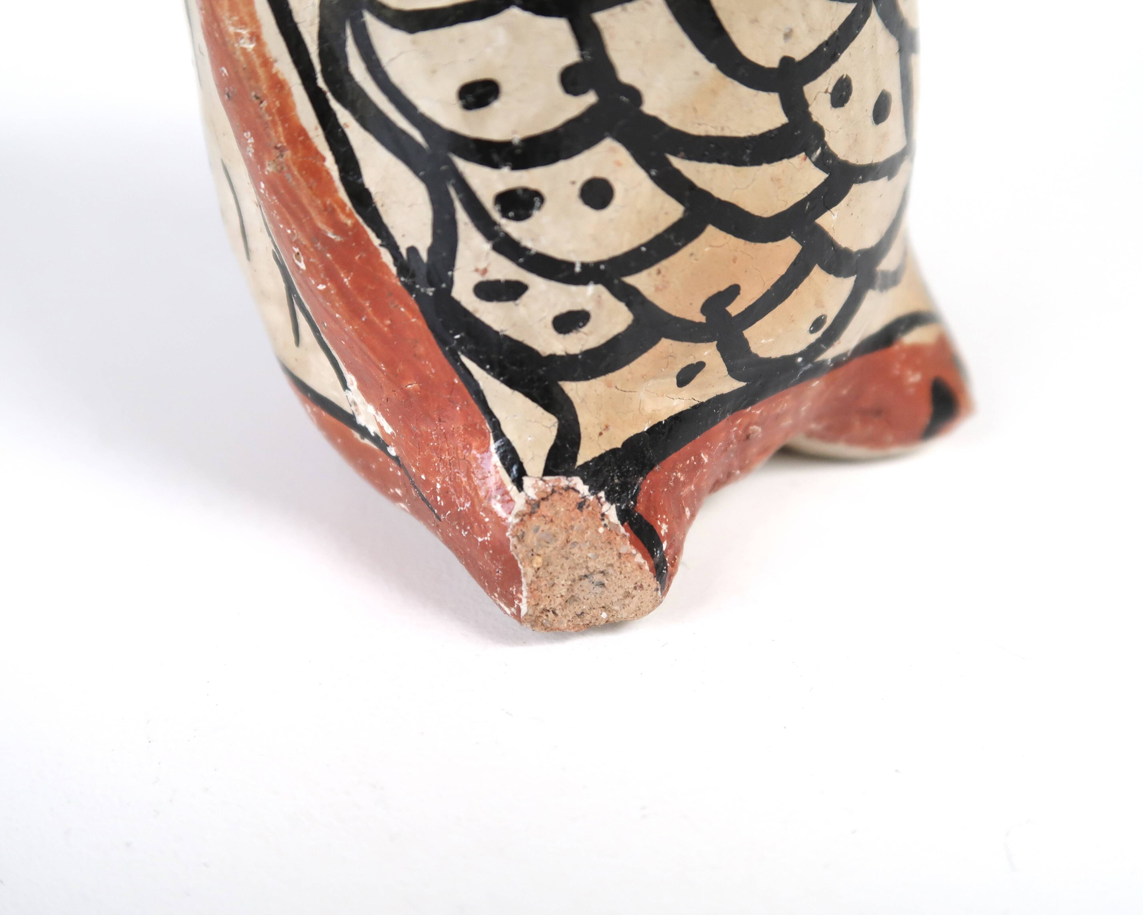 Moroccan ceramic owl, 70s
