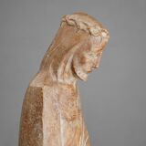 Religious Statue Jesus Christ in Art Deco style by belgian artist André Tea